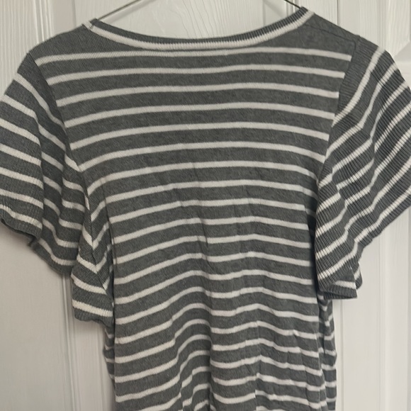Banana Republic flutter sleeve striped sweater xs - Picture 5 of 6